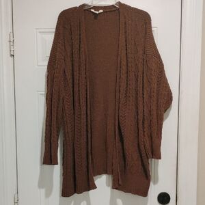 Terra & Sky Brown Women's Cardigan